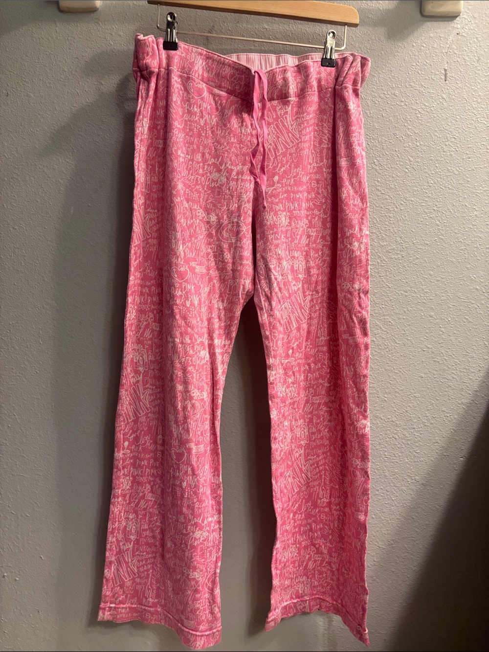 PINK Victoria's Secret Pink Script Lounge Pants